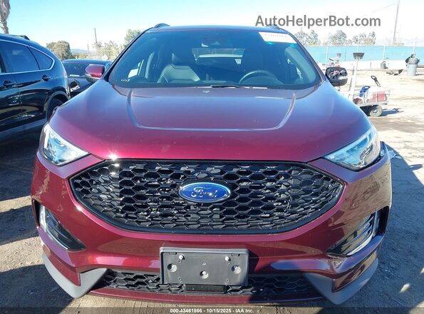 2FMPK3J91LBB60863 2020 FORD EDGE Burgundy Սարքավորումների վահանակի տեսք