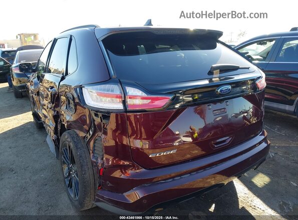 2FMPK3J91LBB60863 2020 FORD EDGE Burgundy Հետևի ձախ