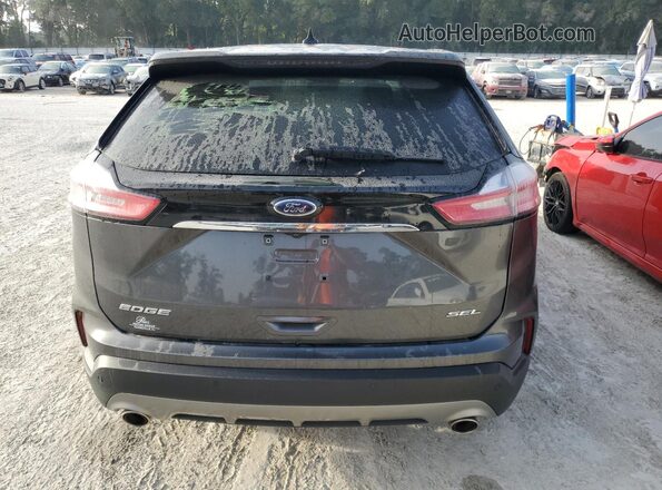 2FMPK3J96LBB49552 2020 FORD EDGE Gray Вид ззаду