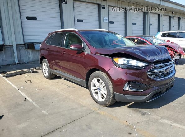 2FMPK3J9XLBA34047 2020 FORD EDGE Maroon წინა მარჯვენა