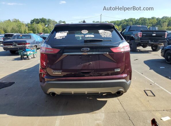 2FMPK3J9XLBA34047 2020 FORD EDGE Maroon უკანა ხედი