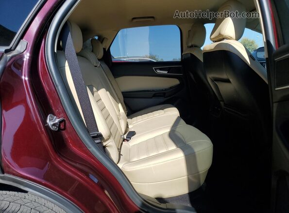 2FMPK3J9XLBA34047 2020 FORD EDGE Maroon უკანა სალონის ხედი