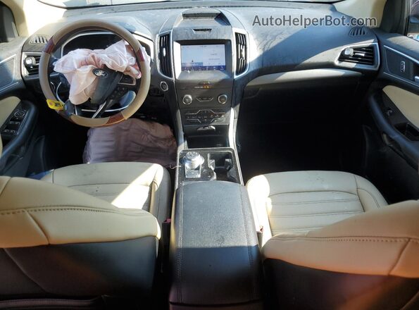 2FMPK3J9XLBA34047 2020 FORD EDGE Maroon წინა პანელის ხედი