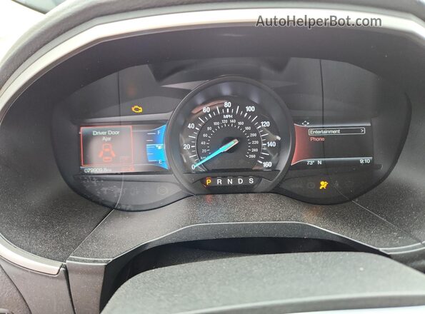 2FMPK3J9XLBA57117 2020 FORD EDGE Black Vista del cuadro de instrumentos