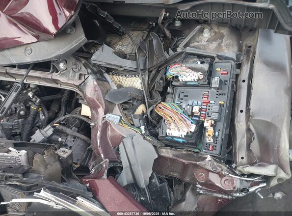 2FMPK3K97LBA35512 2020 FORD EDGE Burgundy ხელსაწყოთა პანელის ხედი
