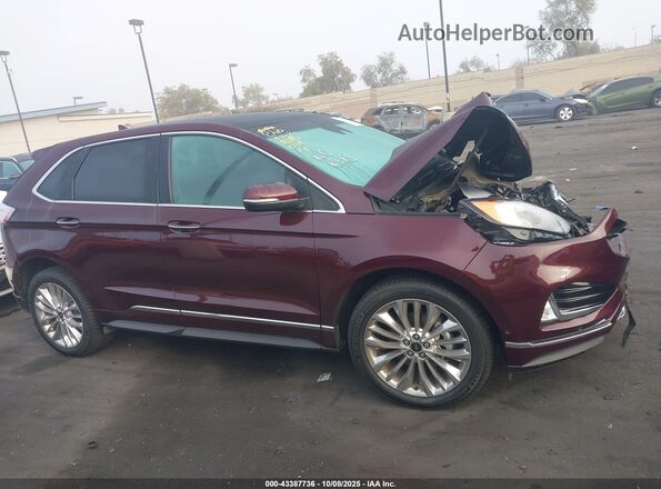 2FMPK3K97LBA35512 2020 FORD EDGE Burgundy სალონის 360-გრადუსიანი ხედი