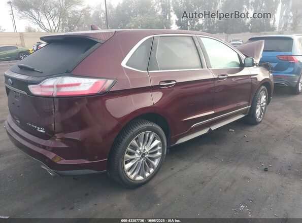 2FMPK3K97LBA35512 2020 FORD EDGE Burgundy უკანა მარჯვენა