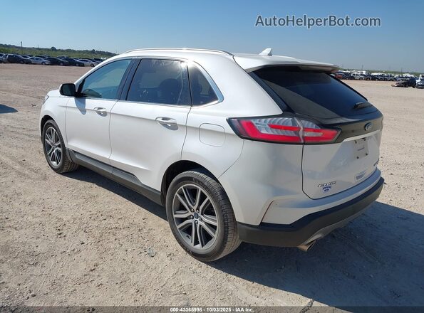 2FMPK3K98KBC20277 2019 FORD EDGE White Задня ліва чверть