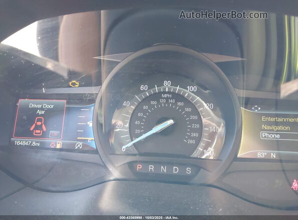 2FMPK3K98KBC20277 2019 FORD EDGE White Вид задніх сидінь