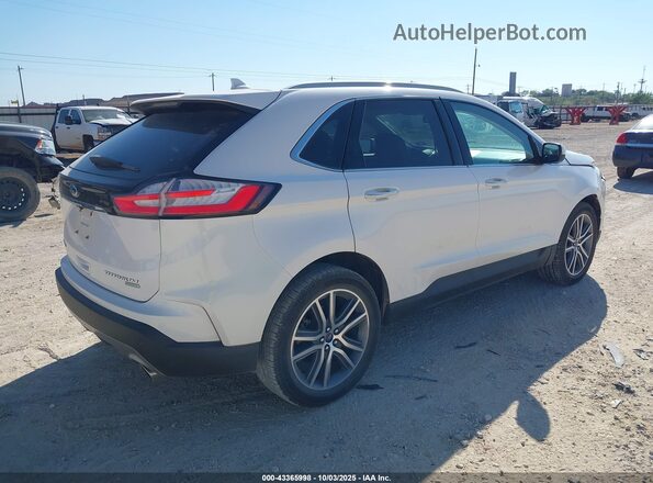 2FMPK3K98KBC20277 2019 FORD EDGE White Задня права чверть