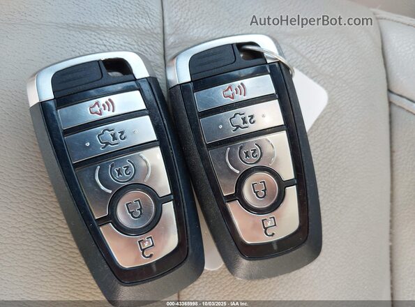 2FMPK3K98KBC20277 2019 FORD EDGE White Вид панелі приладів