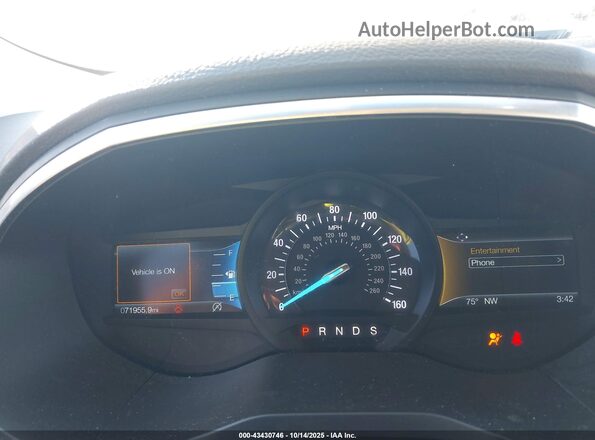 2FMPK3K99LBA17626 2020 FORD EDGE Black უკანა სავარძლების ხედი