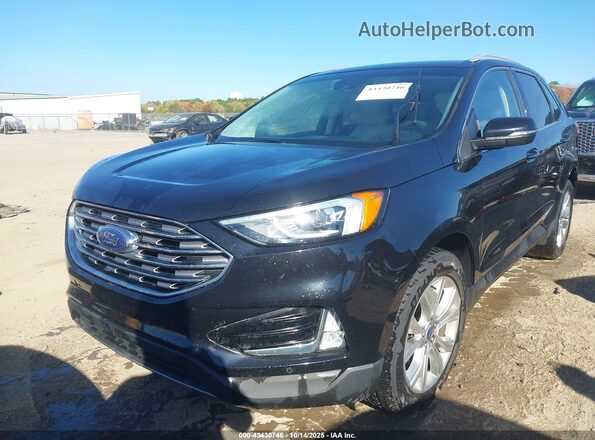 2FMPK3K99LBA17626 2020 FORD EDGE Black წინა მარცხენა ხედი სამი მეოთხედიდან