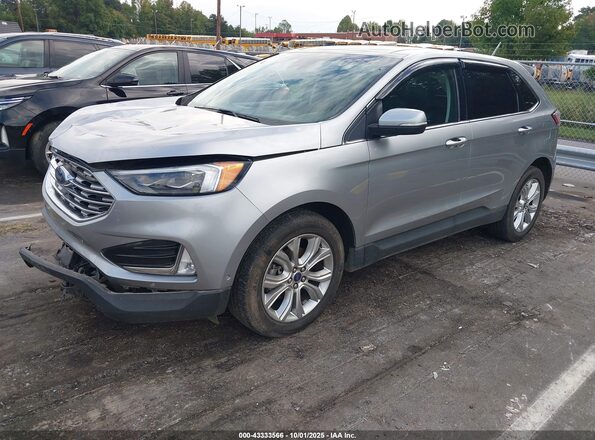 2FMPK3K9XLBB34860 2020 FORD EDGE Gray წინა მარცხენა ხედი სამი მეოთხედიდან