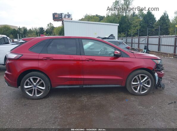 2FMPK4AP4JBB50278 2018 FORD EDGE Красный 