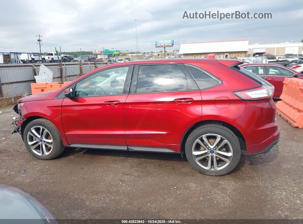 2FMPK4AP4JBB50278 2018 FORD EDGE Красный 