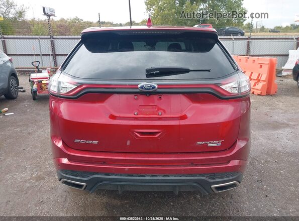 2FMPK4AP4JBB50278 2018 FORD EDGE Красный 