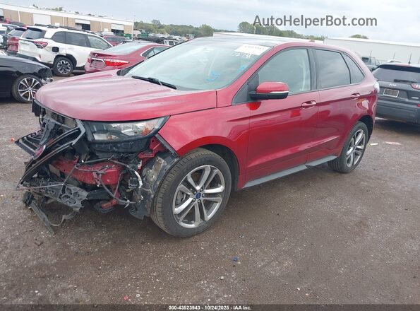2FMPK4AP4JBB50278 2018 FORD EDGE Красный 