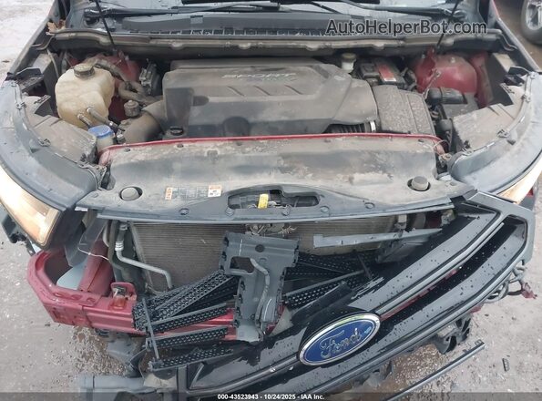 2FMPK4AP4JBB50278 2018 FORD EDGE Красный 