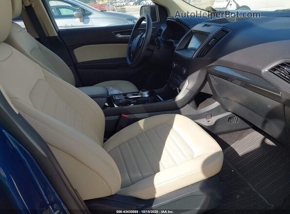 2FMPK4G92LBA60977 2020 FORD EDGE Blue წინა სალონის ხედი