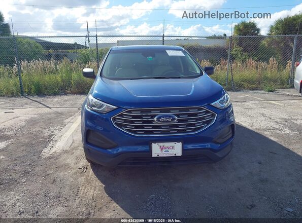 2FMPK4G92LBA60977 2020 FORD EDGE Blue წინა ხედი