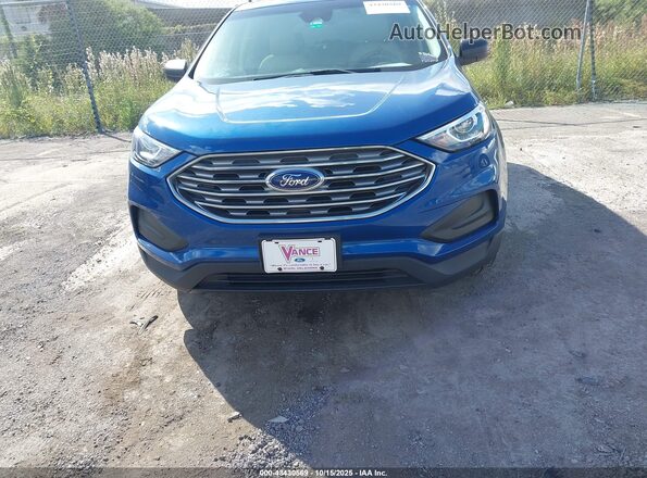 2FMPK4G92LBA60977 2020 FORD EDGE Blue ხელსაწყოთა პანელის ხედი