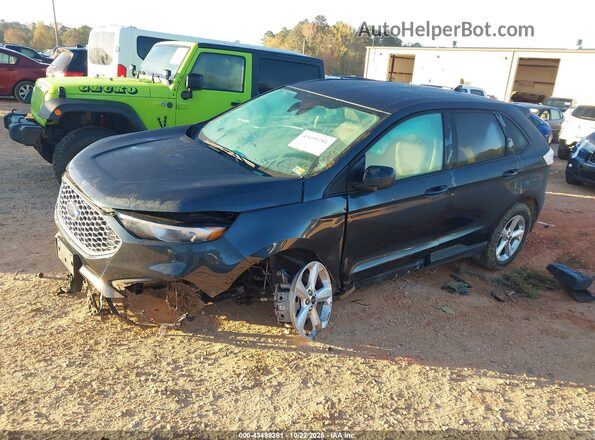2FMPK4G92PBA17102 2023 FORD EDGE Navy წინა მარცხენა ხედი სამი მეოთხედიდან