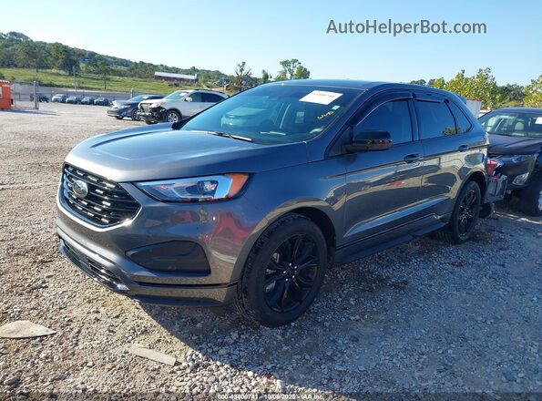 2FMPK4G98NBA23385 2022 FORD EDGE Gray Przód lewy