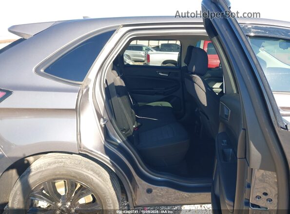 2FMPK4G98NBA23385 2022 FORD EDGE Gray Widok naklejki z numerem VIN