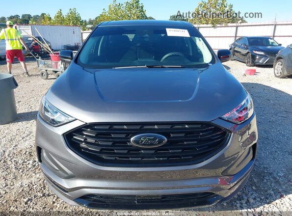 2FMPK4G98NBA23385 2022 FORD EDGE Gray Widok zestawu wskaźników