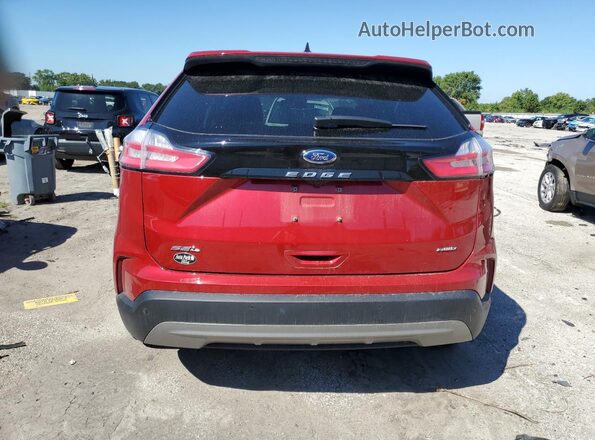 2FMPK4J90RBA19720 2024 FORD EDGE Burgundy Widok z tyłu
