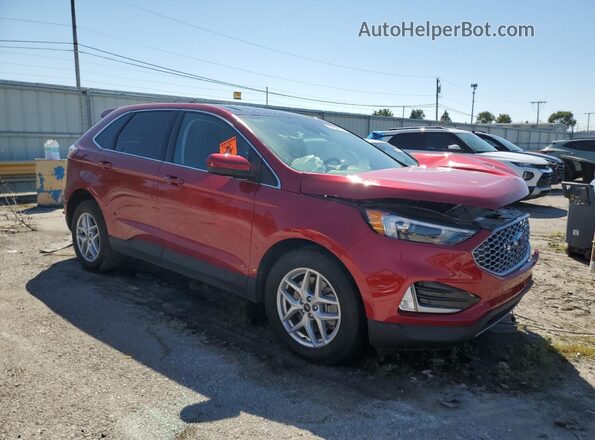 2FMPK4J90RBA19720 2024 FORD EDGE Burgundy Przód prawy