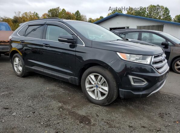 2FMPK4J91JBC24256 2018 FORD EDGE Black წინა მარჯვენა