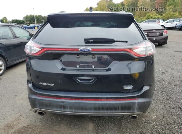 2FMPK4J91JBC24256 2018 FORD EDGE Black უკანა ხედი