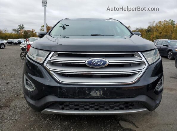 2FMPK4J91JBC24256 2018 FORD EDGE Black წინა ხედი