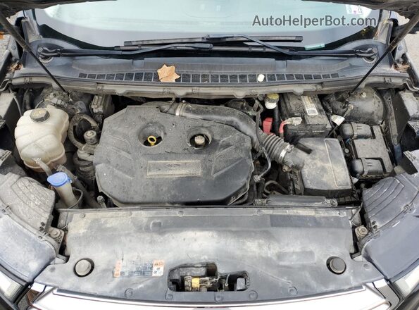 2FMPK4J91JBC24256 2018 FORD EDGE Black ძრავის განყოფილების ხედი
