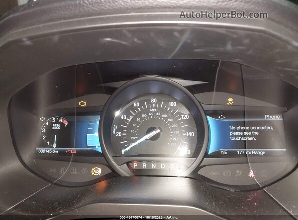 2FMPK4J91NBA22779 2022 FORD EDGE Black Vista de los asientos traseros