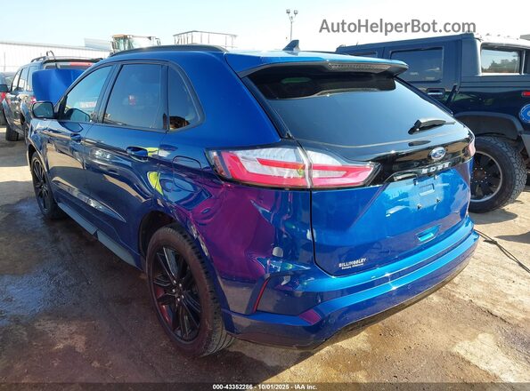 2FMPK4J91PBA12434 2023 FORD EDGE Blue Rear left