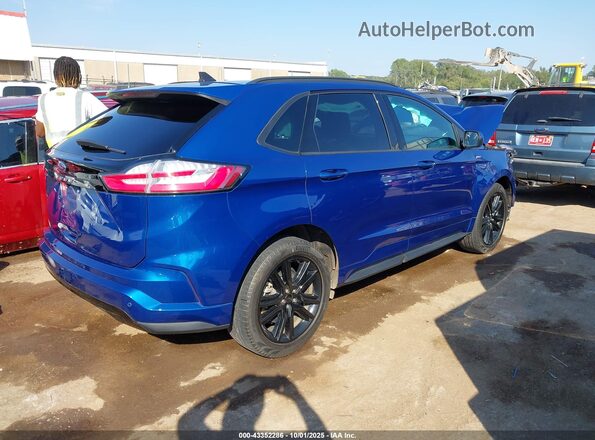 2FMPK4J91PBA12434 2023 FORD EDGE Blue Rear right