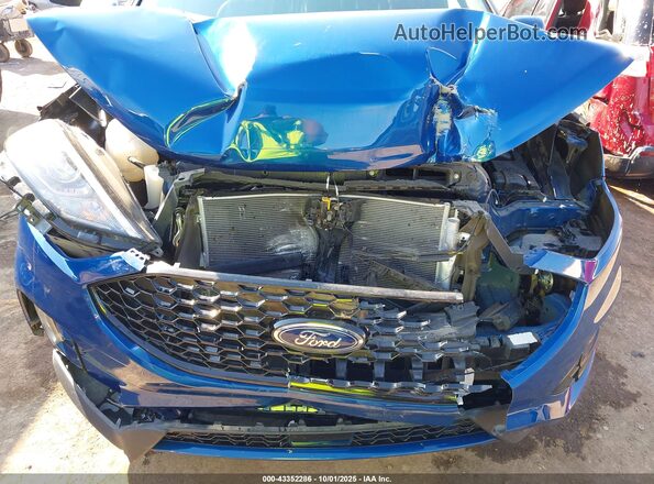 2FMPK4J91PBA12434 2023 FORD EDGE Blue Front view