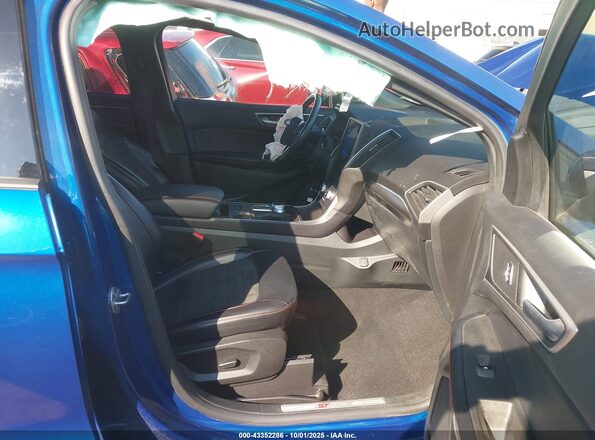 2FMPK4J91PBA12434 2023 FORD EDGE Blue Front interior view