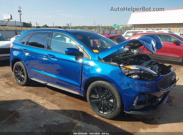 2FMPK4J91PBA12434 2023 FORD EDGE Blue 360 interior view