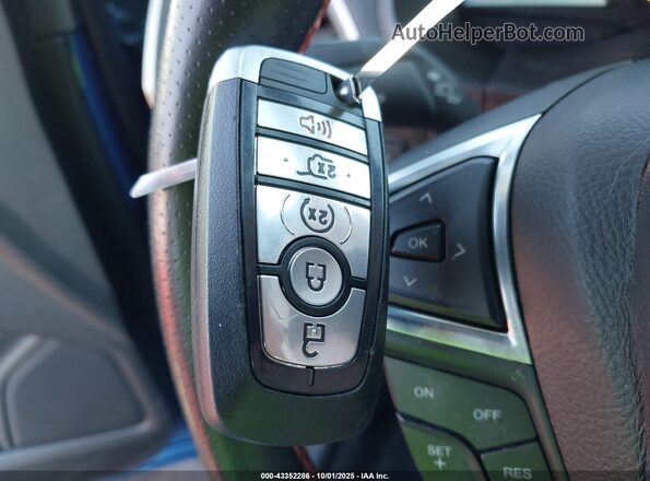 2FMPK4J91PBA12434 2023 FORD EDGE Blue Dashboard view
