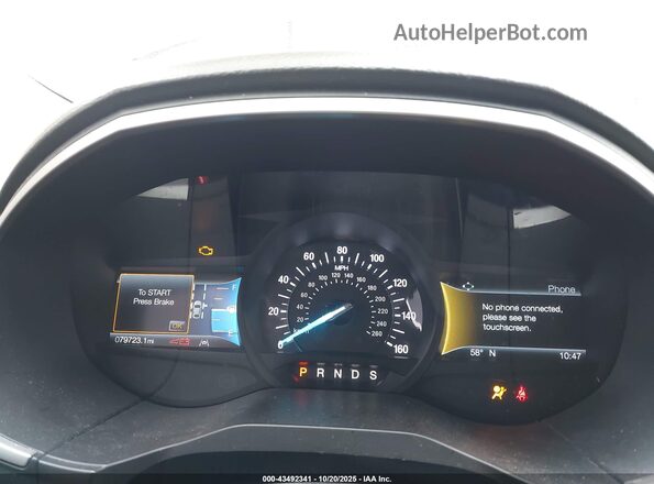 2FMPK4J92LBA94488 2020 FORD EDGE Gray Вид задніх сидінь