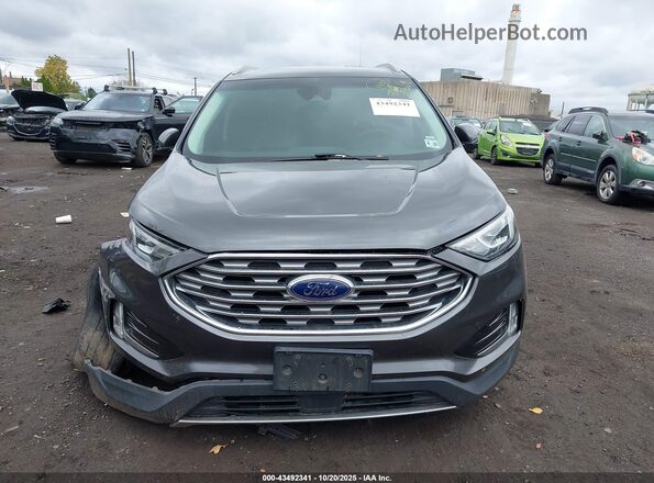 2FMPK4J92LBA94488 2020 FORD EDGE Gray Вид щитка приладів