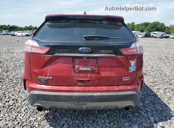 2FMPK4J95LBA48668 2020 FORD EDGE Red უკანა ხედი