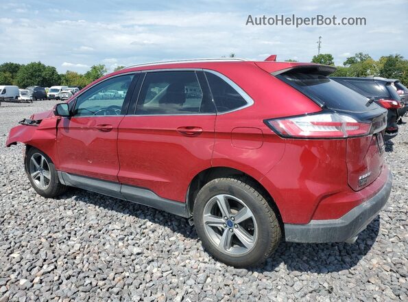 2FMPK4J95LBA48668 2020 FORD EDGE Red უკანა მარცხენა