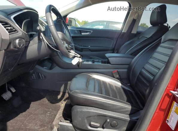 2FMPK4J95LBA48668 2020 FORD EDGE Red წინა სალონის ხედი