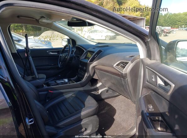 2FMPK4J95LBB63657 2020 FORD EDGE Black Vista interior delantera