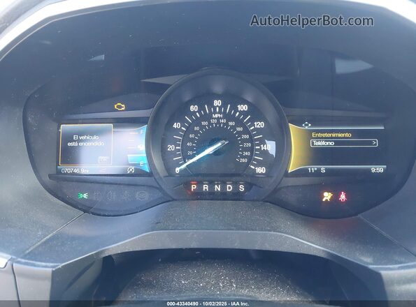 2FMPK4J95LBB63657 2020 FORD EDGE Black Vista de los asientos traseros